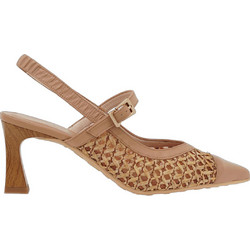 Hispanitas Γόβες Slingback Δερμάτινες με Λεπτό Ψηλό Τακούνι Ταμπά RHV264671-C005