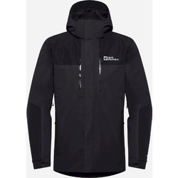 Jack Wolfskin Ανδρικό Μπουφάν Χειμωνιάτικο Softshell Μαύρο A61858-6350