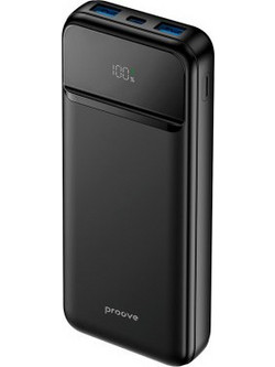 Proove Illuminator PBIP10212201 Power Bank 10000mAh 22.5W με 2 Θύρες USB-A & Θύρα USB-C Black