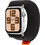 Obal:Me Textile Λουράκι Υφασμάτινο Black / Orange (Apple Watch 42 / 44 / 46 / 49mm)