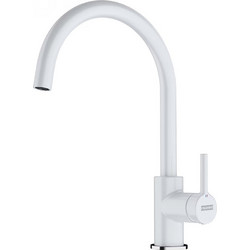 Franke Lina XL Standard 115.0626.024 Μπαταρία Κουζίνας Πάγκου Διπλής Παροχής Ανάμεικτη Λευκή