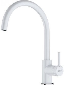 Franke Lina XL Standard 115.0626.024 Μπαταρία Κουζίνας Πάγκου Διπλής Παροχής Ανάμεικτη Λευκή