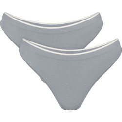 Sloggi Go Sense Γυναικεία Slip Γκρι 2Pack 10224864-3602