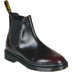 Dr. Martens Graeme Γυναικεία Μποτάκια Chelsea Δερμάτινα Μπορντό Μαύρα 41652600