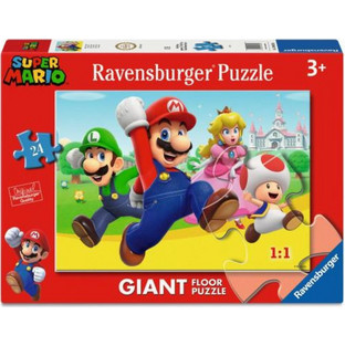 Παιδικό Puzzle Ravensburger Δαπέδου Super Mario 24 Κομμάτια 04325