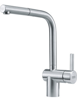 Franke Atlas Neo 3156856205 Μπαταρία Κουζίνας Πάγκου Διπλής Παροχής Ανάμεικτη Inox