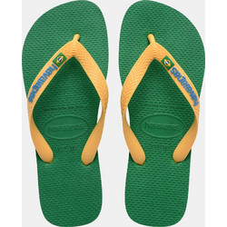Havaianas Brasil Logo Ανδρικές Σαγιονάρες Πράσινες 4110850-2079