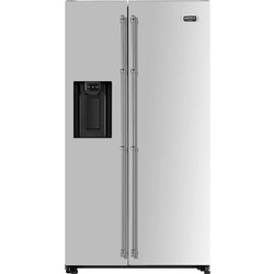 Lofra GFRS917 Retro Ψυγείο Ντουλάπα 634lt Full No Frost Υ178xΠ91.2xΒ77.2cm Chrome/Inox