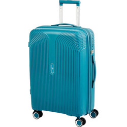 Bartuggi 724-01.70 Βαλίτσα Μεγάλη 76x49x29.5cm με 4 Ρόδες Πετρόλ