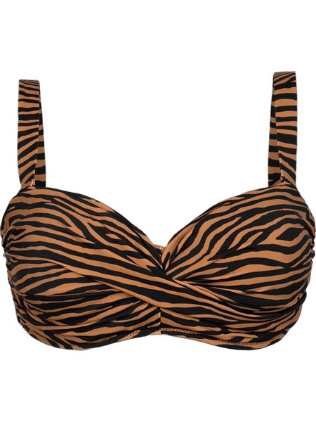 Rock Club Bikini Top Animal Print Καφέ BP-2481-622
