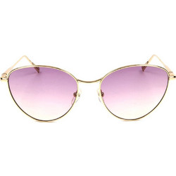 Longchamp LO112S 721 Γυναικεία Γυαλιά Ηλίου Cat Eye Μεταλλικά Χρυσά με Ροζ Φακό
