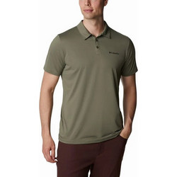 Columbia Hike Ανδρική Αθλητική Μπλούζα Polo Πράσινη 1990401-397