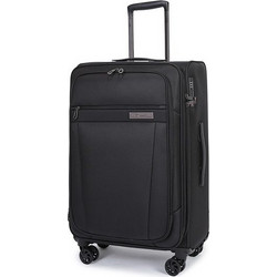 Cardinal 5200 Βαλίτσα Μεγάλη 78x46x25cm με 4 Ρόδες Μαύρη