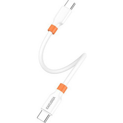 Kakusiga KSC-1024 USB-C to USB-C 100W 0.25m White KSC-1024-CC-WH