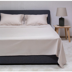 Naf Naf Σετ Σεντόνια Υπέρδιπλα Βαμβακοσατέν 240x270 Unique Light Grey