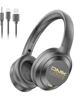 Onikuma GT811 Ενσύρματα & Ασύρματα Bluetooth Ακουστικά Over Ear με Noise Cancelling Μαύρα