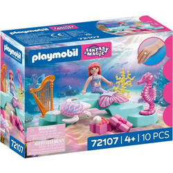 Playmobil Γοργόνα Με Άρπα & Δώρο για 4+ Ετών 72107
