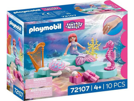 Playmobil Γοργόνα Με Άρπα & Δώρο για 4+ Ετών 72107