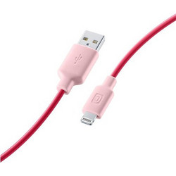 Cellular Line Smart USB-A to Lightning Cable 1m Pink