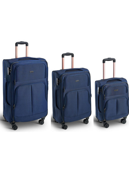 Xplorer 15905 Σετ Βαλίτσες 3τμχ Μπλε