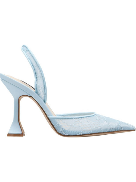 Nine West KANSYP2 Γόβες Slingback με Λεπτό Ψηλό Τακούνι Γαλάζιες 45-450