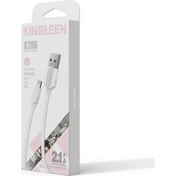 Kingleen K206 USB-A to Lightning Cable 2m White
