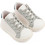 Babywalker Βαπτιστικά Sneakers για Αγόρι Ανατομικά Λευκά Γκρι BS3039