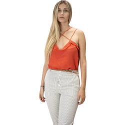 Passager Γυναικείο Καλοκαιρινό Lingerie Top Σατέν Πορτοκαλί 912140