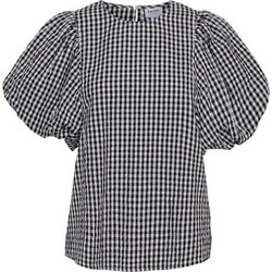 Vero Moda Γυναικείο Καλοκαιρινό Top Βαμβακερό Λευκό Μαύρο 10244628