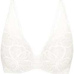 Triumph Body Make-Up Illusion Lace Σουτιέν για Βαθύ Ντεκολτέ με Ελαφριά Ενίσχυση με Μπανέλα Εκρού 10219710-1595