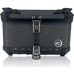 Coocase Q5 Μπαγκαζιέρα Μηχανής Αλουμινίου 55lt Brushed Titan