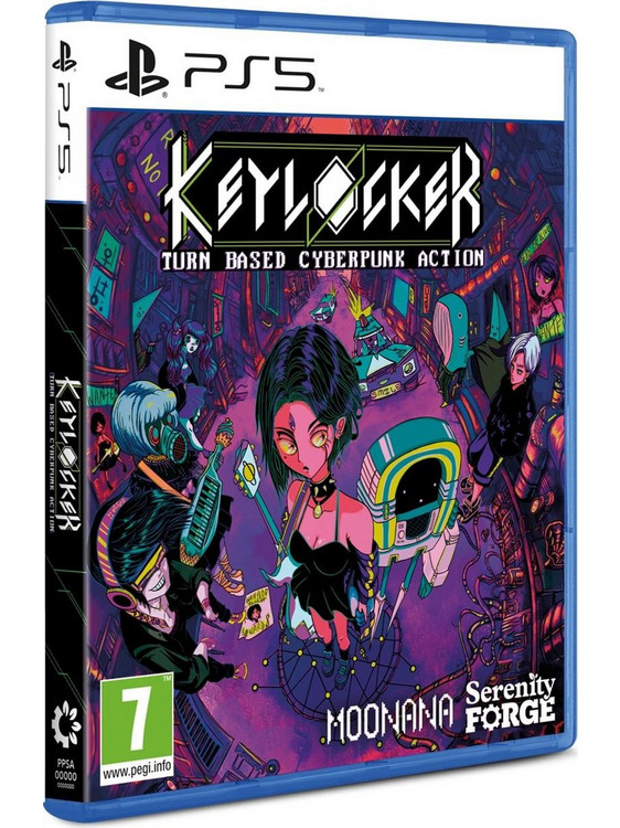 Keylocker Turn Based Cyberpunk Action PS5