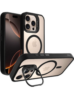 Idol 1991 MagStand Clear Camera Guard Black (iPhone 16 Pro Max)