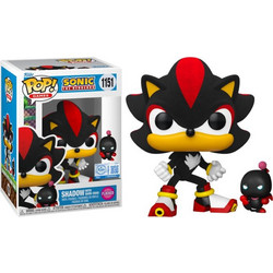 Funko Pop! Games Sonic The Hedgehog 1151 Shadow with Dark Chao Flocked Special Edition