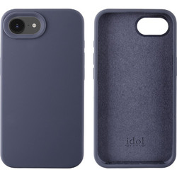 Idol 1991 Velvet Elite Side Camera Guard Back Cover Blue (iPhone 17e)