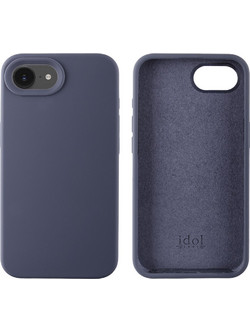 Idol 1991 Velvet Elite Side Camera Guard Back Cover Blue (iPhone 17e)