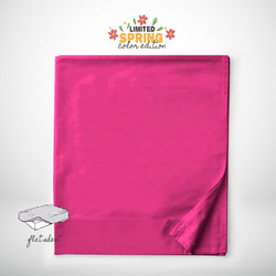 Isadore Lorraine Σεντόνι Υπέρδιπλο Βαμβακερό 220x260 Limited Spring Edition Fuchsia 02.01256