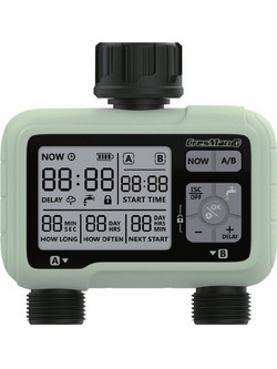 Cresman K25029/2 Προγραμματιστής Ποτίσματος Μπαταρίας 2 Στάσεων