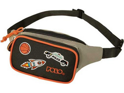Polo Kiddo-II Παιδικό Τσαντάκι Μέσης Γκρι 908041-2300