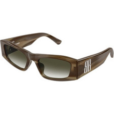 Balenciaga BB0478S 003 Γυναικεία Γυαλιά Ηλίου Cat Eye Κοκάλινα Καφέ με Μαύρο Φακό