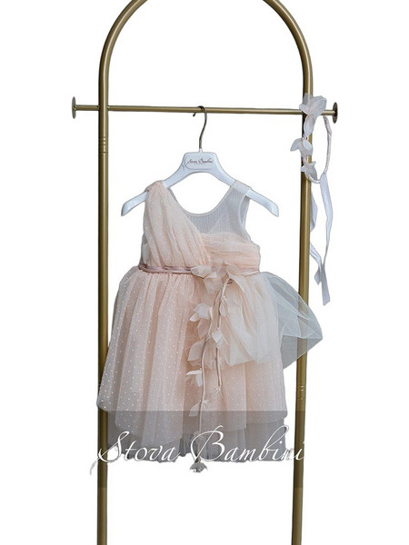 Stova Bambini Βαπτιστικό Φόρεμα 2τμχ SS26G3
