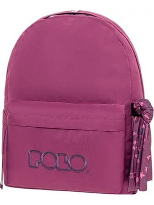 Polo Original Scarf Σχολική Τσάντα Πλάτης Γυμνασίου - Λυκείου Μωβ 901135-4749