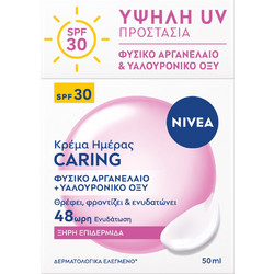 Nivea Caring Day Cream 48h Dry Skin SPF30 50ml