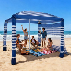 Vevor Σκίαστρο Παραλίας Μπλε 240x240x240cm JYKHTXW8FT8F653NJ001V0