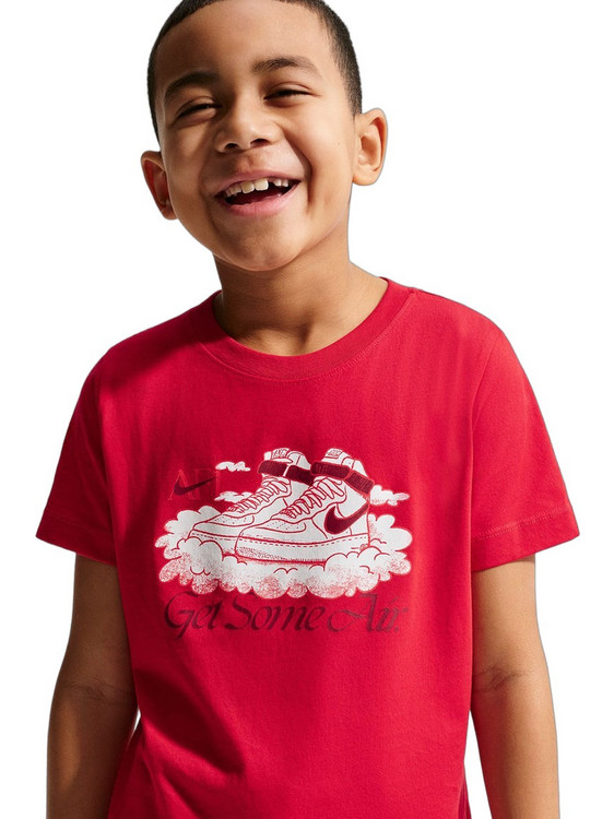 Nike Παιδικό T-Shirt Κοντομάνικο Κόκκινο IR5205-657