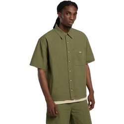 Dickies Vernal Ανδρικό Πουκάμισο Κοντομάνικο Κανονική Γραμμή Χακί DK0A88O8Κ72