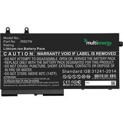 Multienergy Συμβατή Μπαταρία Laptop για Dell Inspiron 7506 4000mAh