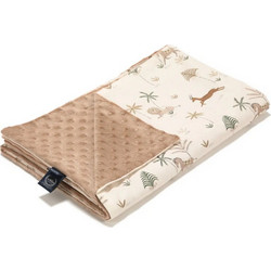 La Millou Savannah Κουβέρτα Κούνιας Βελουτέ 110x140 Μπεζ Καφέ 103.03840