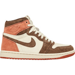 Jordan Retro 1 High Γυναικεία Sneakers Μποτάκια Καφέ Κοραλί FQ2941-200