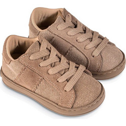 Babywalker Βαπτιστικά Sneakers για Αγόρι Υφασμάτινα Ανατομικά Καφέ BW4273